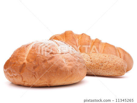 fresh bread isolated on white background cutout 11345265