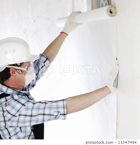 attaching wallpaper 11347494