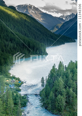 Kucherla lake on Altai. Russia Kucherla lake on Altai. Russia 11348306