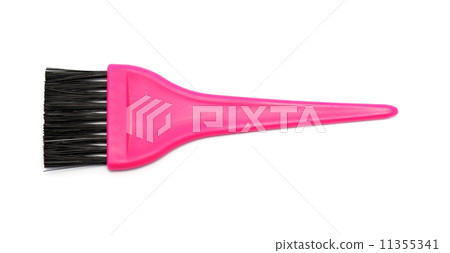 Brush hair coloring on a white background Brush hair coloring on a white background 11355341