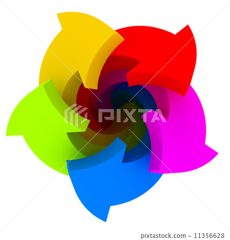 Five color arrows Five color arrows 11356628