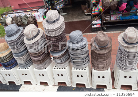 Hats on Street Market 11356694