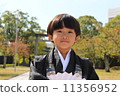 A boy in kimono appearance 11356952
