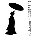 Bride's Silhouette 11357341