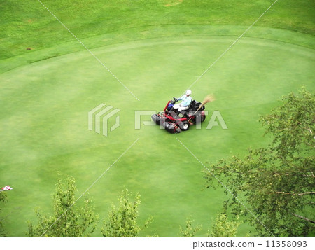 We are cropping green turf We are cropping green turf 11358093