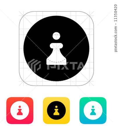 Chess Pawn icon. 11358420