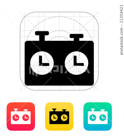 Chess clock icon. 11358421