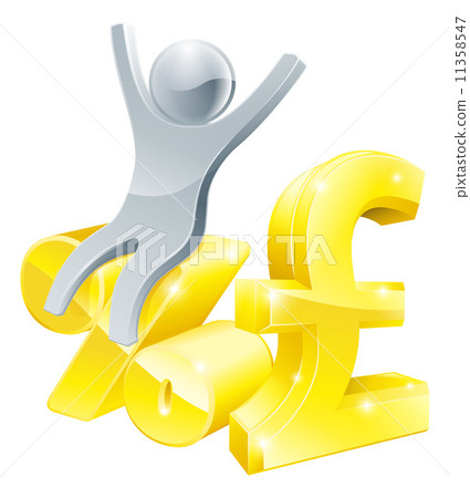 Pound percentage rate silver man 11358547