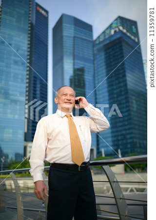 Businessman using phone 11359781