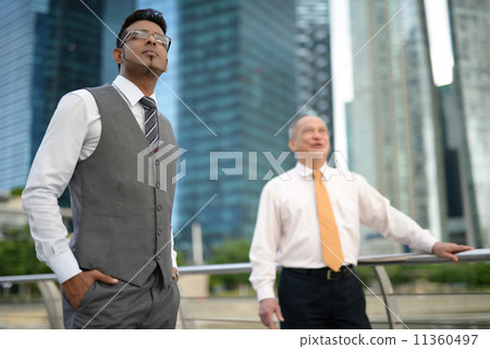 Businessman in city 11360497
