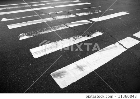 Danger pedestrian crossing 11360848