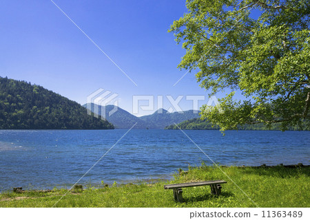 Lake Tibetsu in summer 11363489