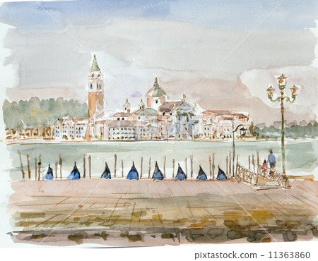 Sketch of Italy's World Heritage · Venice 11363860