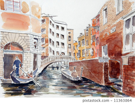 Sketch of Italy's World Heritage · Venice Sketch of Italy's World Heritage · Venice 11363864