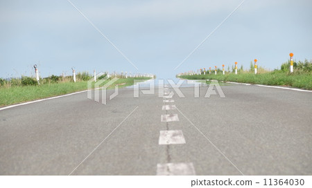 Hokkaido Esanuka Line extending straight 11364030