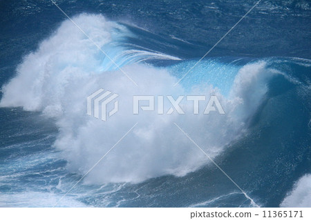 藍色波浪 藍色波浪 11365171