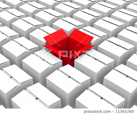 the red cardboard box 11365268