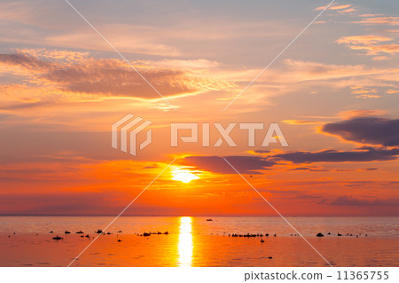 boat at sunset boat at sunset 11365755