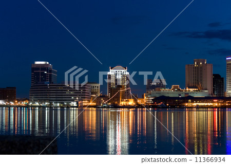 Norfolk Skyline on the James River 11366934