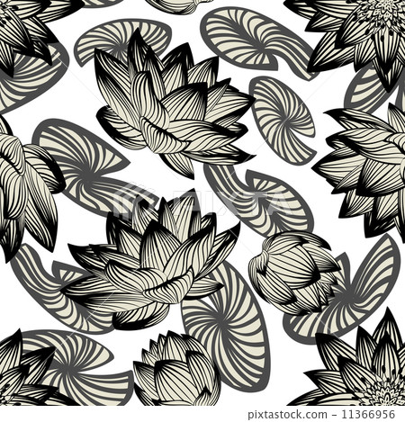 Seamless vector floral pattern Seamless vector floral pattern 11366956