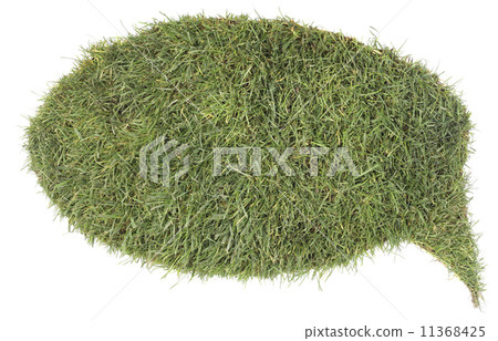 Speech Comic Grass Balloon Cutout 11368425