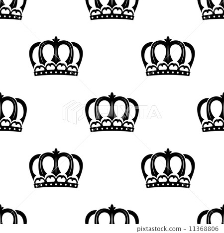 Seamless pattern of royal crowns 11368806