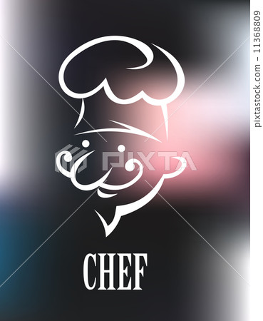 Chef icon on a shiny surface 11368809