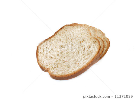 whole wheat bread isolated on white background 11371059