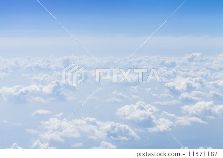 Blue sky with clouds background with copy space Blue sky with clouds background with copy space 11371182