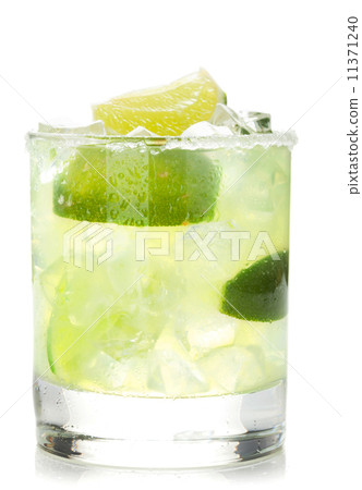Classic margarita cocktail with salty rim Classic margarita cocktail with salty rim 11371240