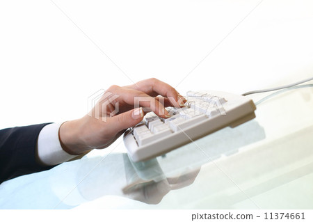 work on keyboard work on keyboard 11374661