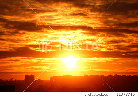 city sunrise 11378719