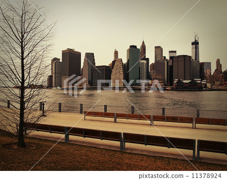View from Brooklyn Manhattan Island 11378924