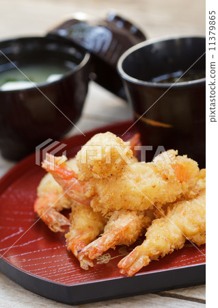 Fried shrimp tempura. Fried shrimp tempura. 11379865