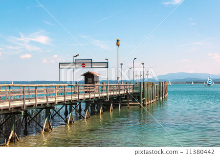 Pier on Lake Chiemsee 11380442