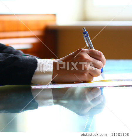 pen  work hand 11381108