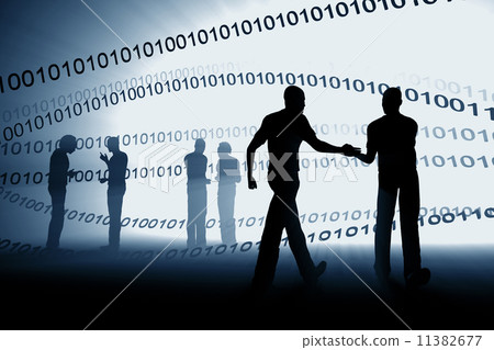 cyberspace hand snake 11382677