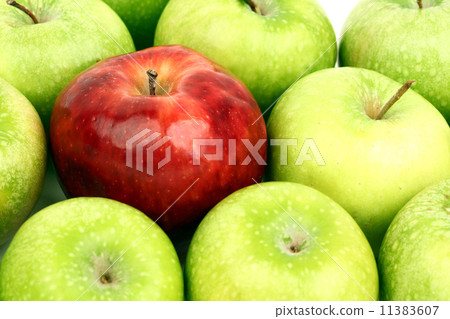 red and green apples 11383607