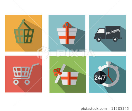 Set of Shopping Icon Set of Shopping Icon 11385345