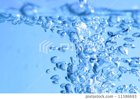 blue water bubbles 11386693