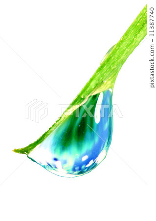 big water drop isolated 11387740