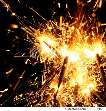 yellow sparkler yellow sparkler 11387963