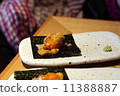 Sea cucumber seaweed roll Sea cucumber seaweed roll 11388887