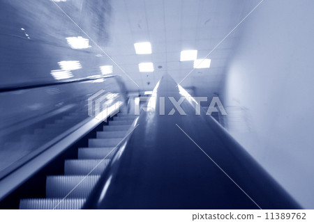 blurred escalator blurred escalator 11389762