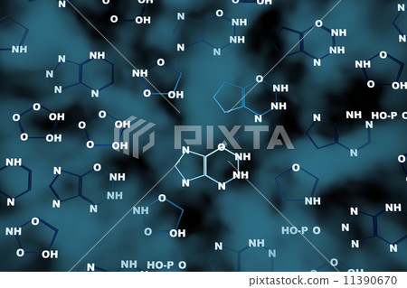 dna chemistry background 11390670