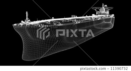 Tanker crude oil carrier ship 11390732