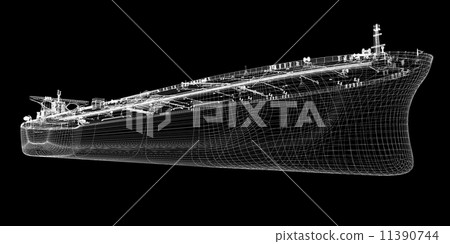Tanker crude oil carrier ship 11390744