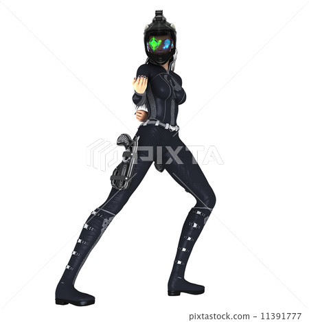 Female fighter Female fighter 11391777