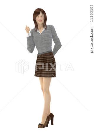 Guide female Synthetic background Transparent... - Stock Illustration ...