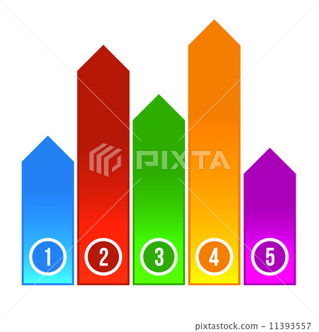 Digital Abstract Color Infographics Illustration. Vector. 11393557